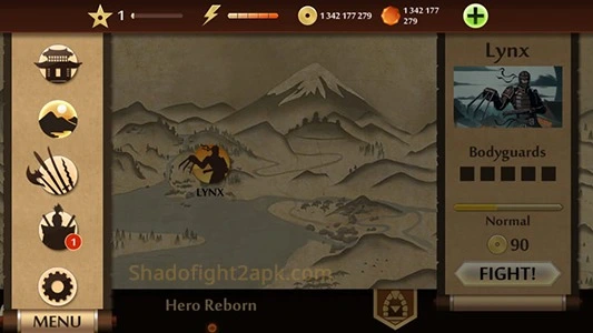 Shadow Fight 2 all weapons and armor unlocked screenshot